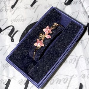 Swarovski Gold & Pink Tennis Bracelet